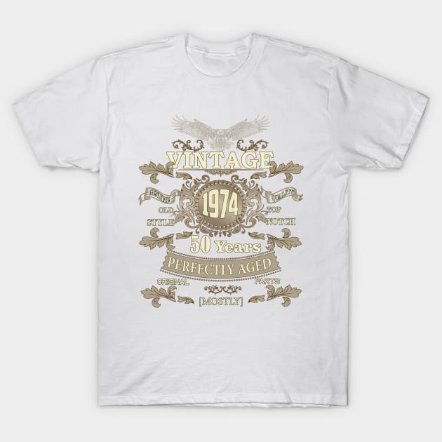 Timeless Treasures- Vintage Ornaments as a Thoughtful 50th Birthday Gift for Him T-Shirt by KrasiStaleva